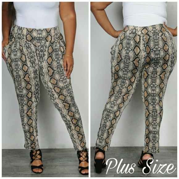 boho plus size pants